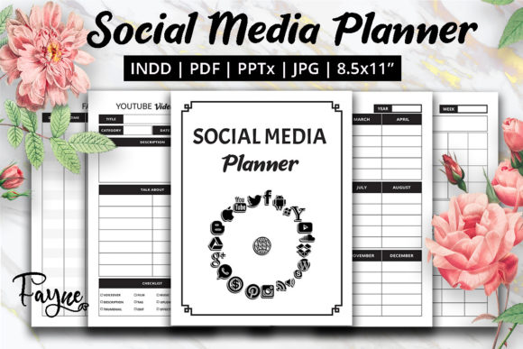 Download Social Media Planner | KDP Template - Kdp template Collection