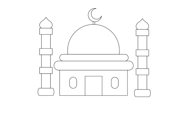 Download Islamic Places of Worship Coloring Pages - Worship coloring pages Collection