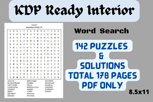 Download Word Search KDP Kids Interior - Kdp kids Collection