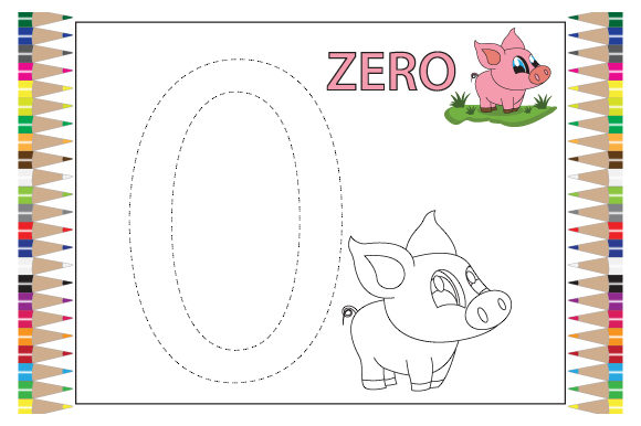 Download Numbers Coloring Sheet for Kids - Premium Resources