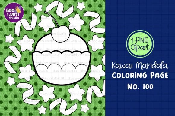 Download KDP Kids Coloring Kawaii Mandala-100 - Kdp kids Collection