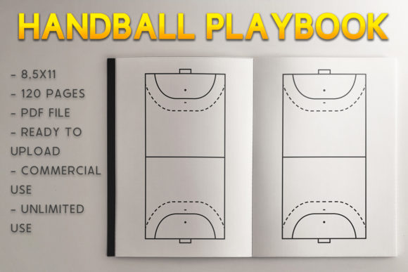 Download Hand Ball Playbook | KDP Template - Kdp template Collection